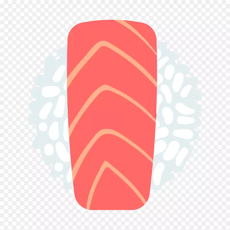 手绘卡通日本料理寿司