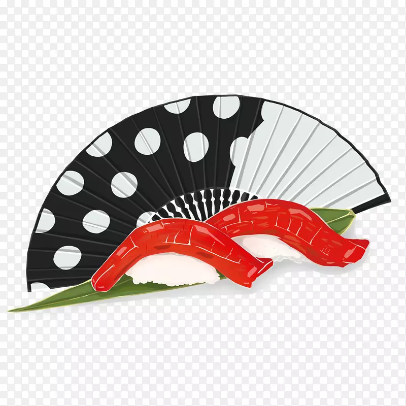 手绘日本料理三文鱼寿司