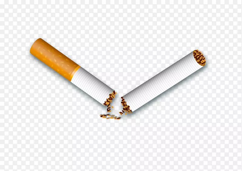 世界无烟日折断的香烟