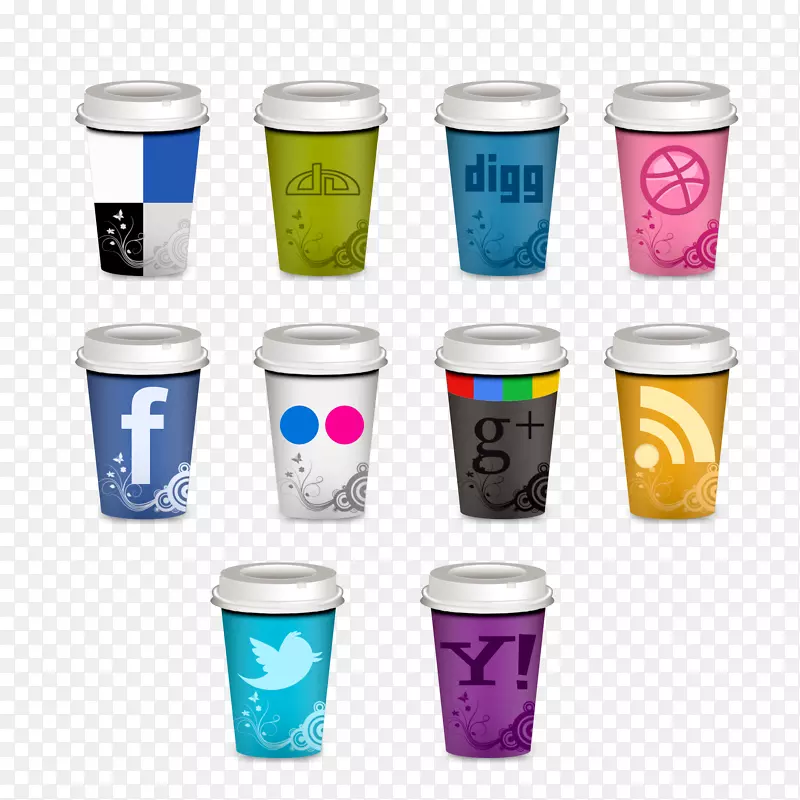 网页咖啡杯软件图标素材
