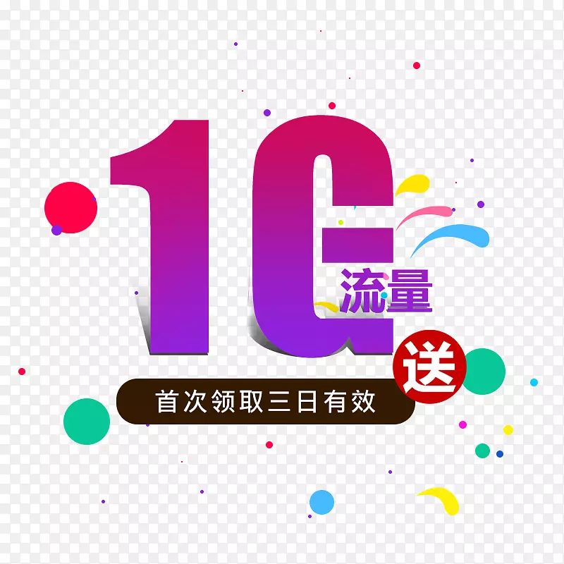 1G流量海报