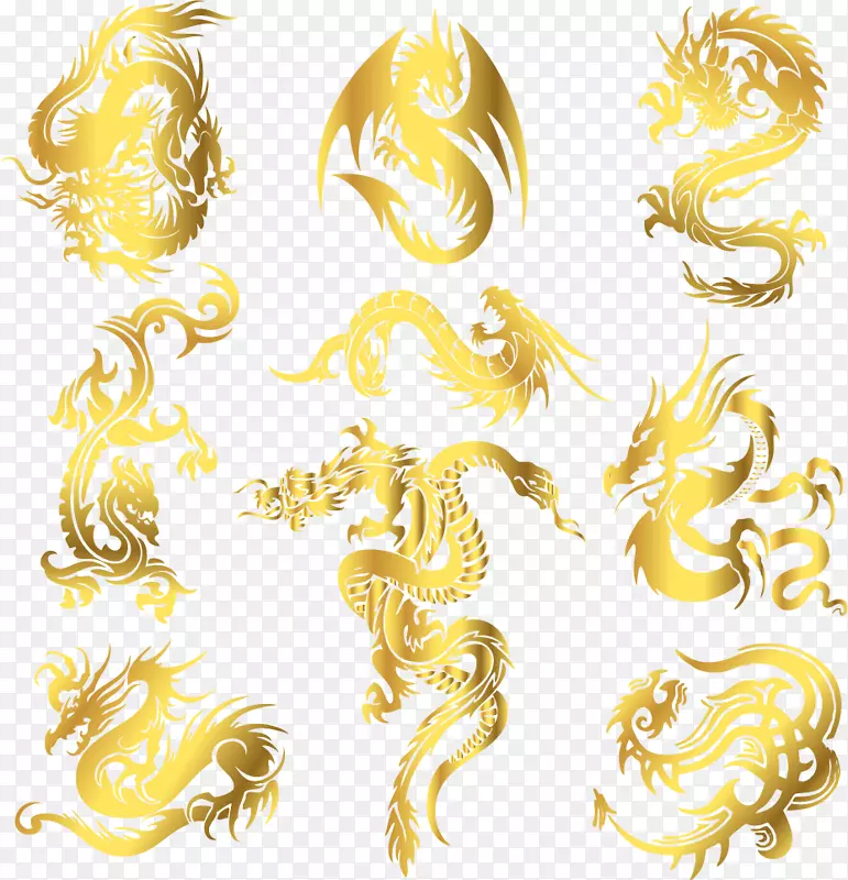 金龙矢量图PNG图片素材下载_图片编号qnzjkdjq-免抠素材网