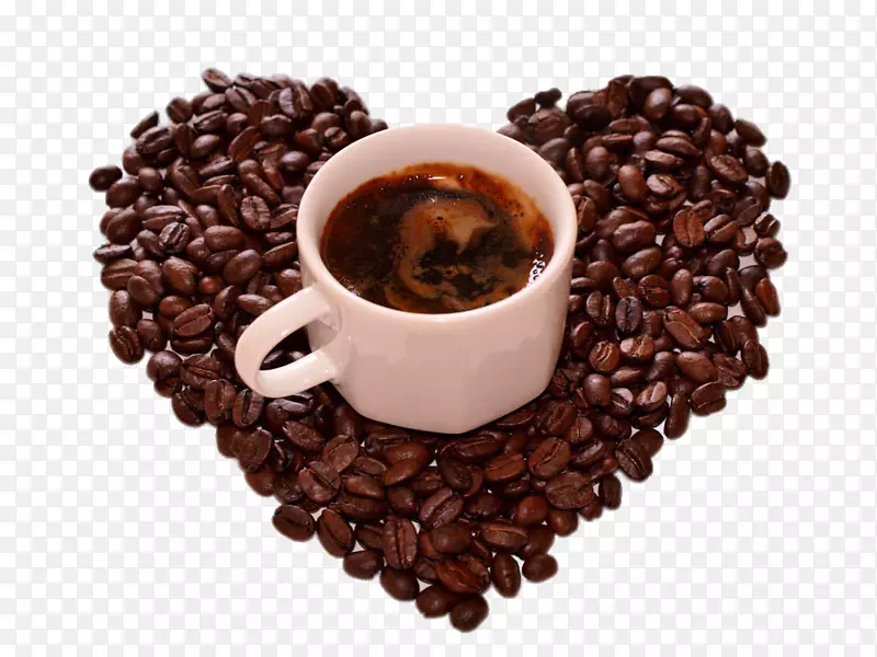 创意爱心咖啡豆