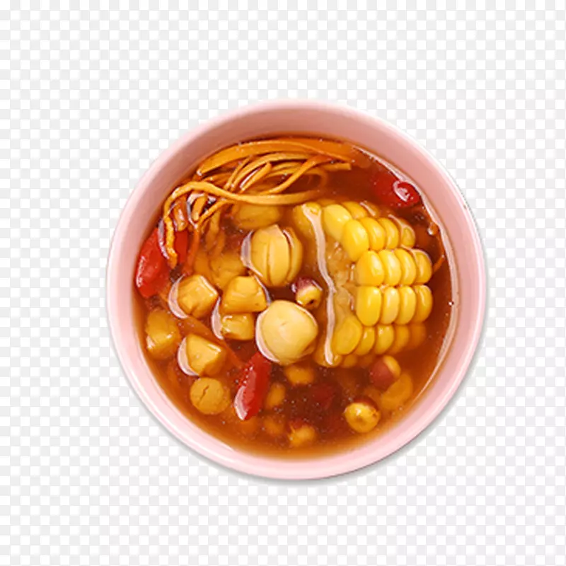养身玉米汤设计素材