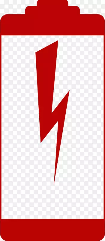 红色闪电电池电量图