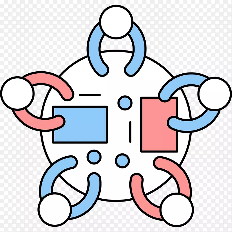 商务会议图标插画