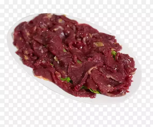 盘子里的正宗潮汕牛肉