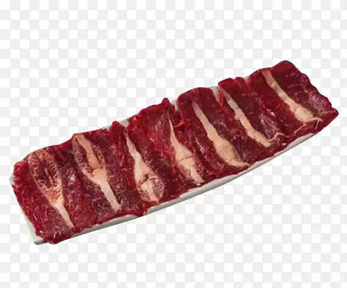 方形盘子里的食材牛肉