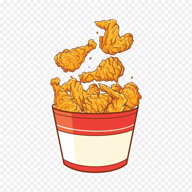 美味炸鸡简笔画