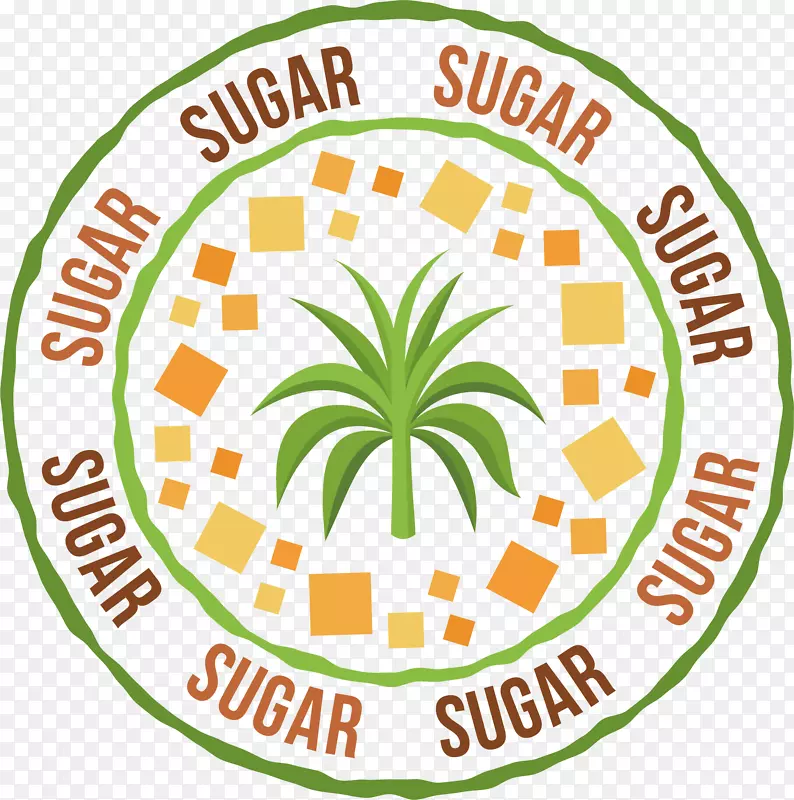 清新糖标签矢量素材