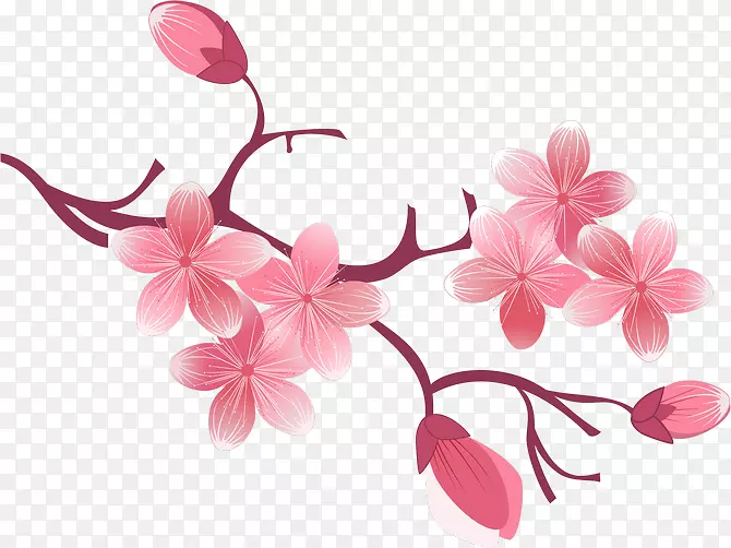 手绘一枝鲜花PNG图片素材下载_图片编号ykmpxnvy-免抠素材网