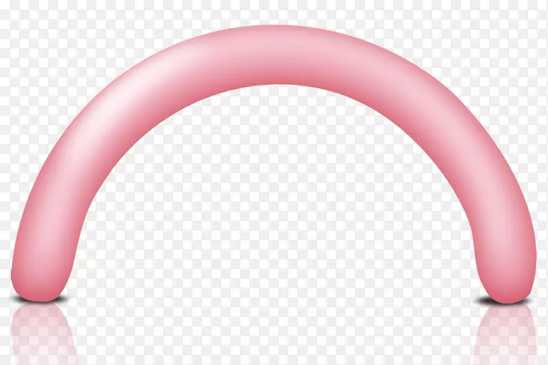粉色气球圆弧