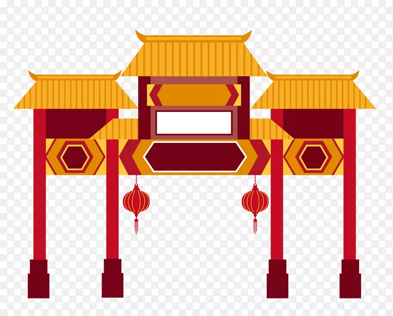 中国式建筑PNG图片素材下载_图片编号qgjlgpvy-免抠素材网