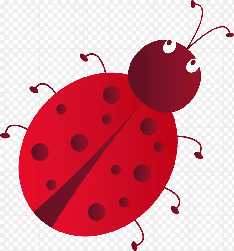 红色瓢虫免抠素材