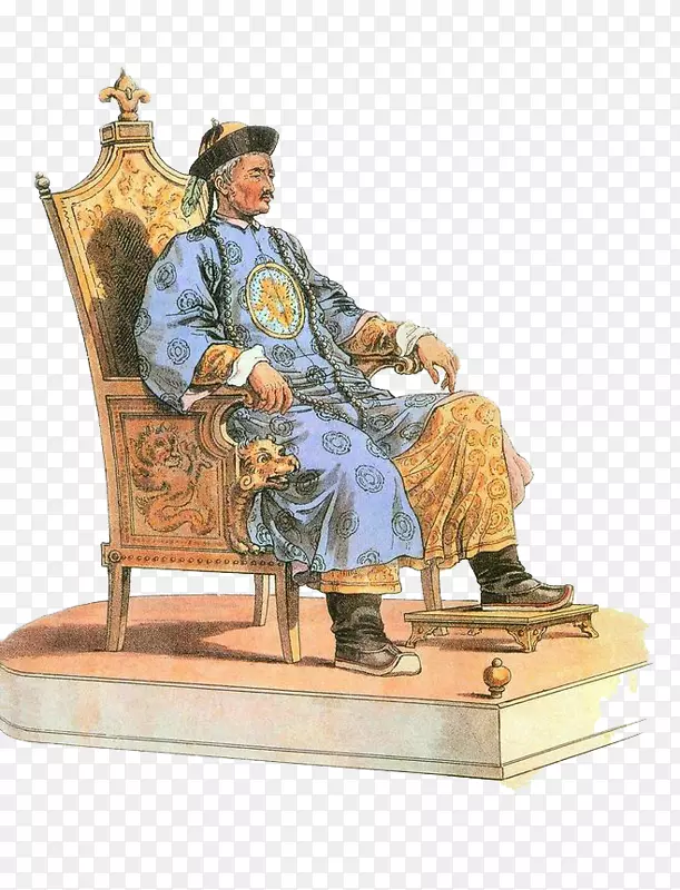 坐在椅子上的帝王