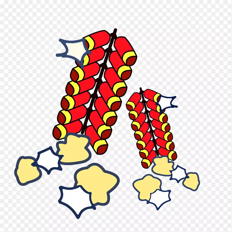 卡通鞭炮PNG下载