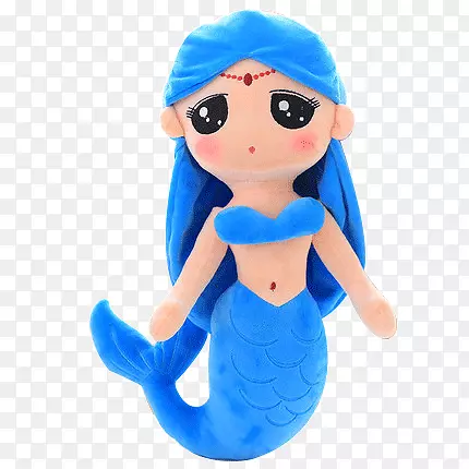 可爱美女鱼娃娃实物图