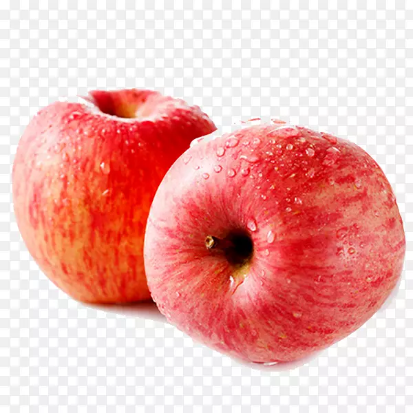 两个烟台红富士苹果图片
