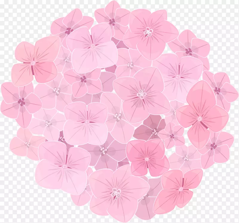 粉色美丽花朵