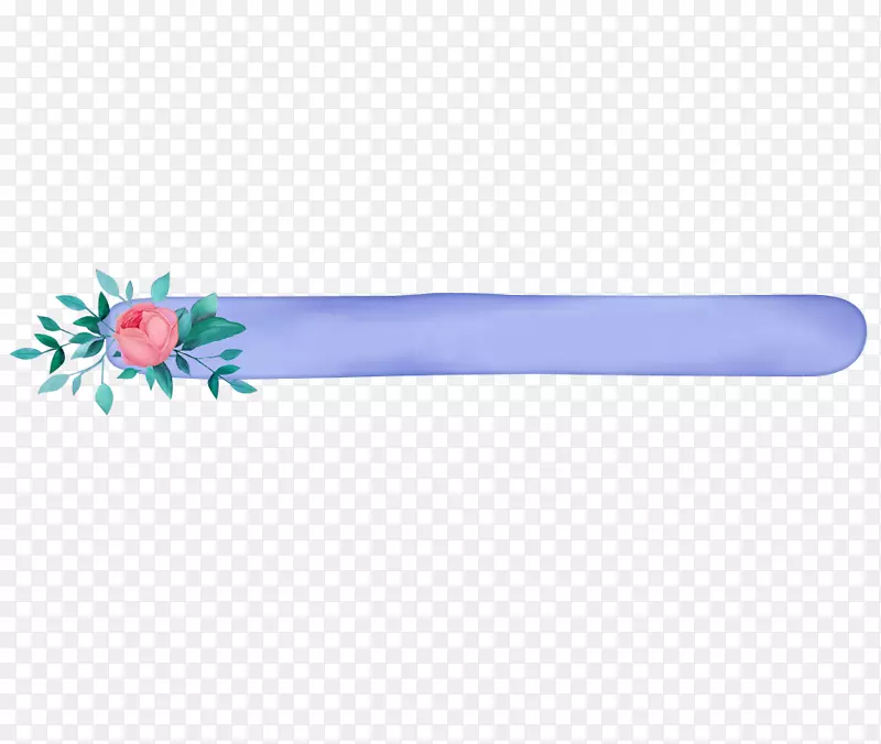 玫瑰花蓝紫色条幅
