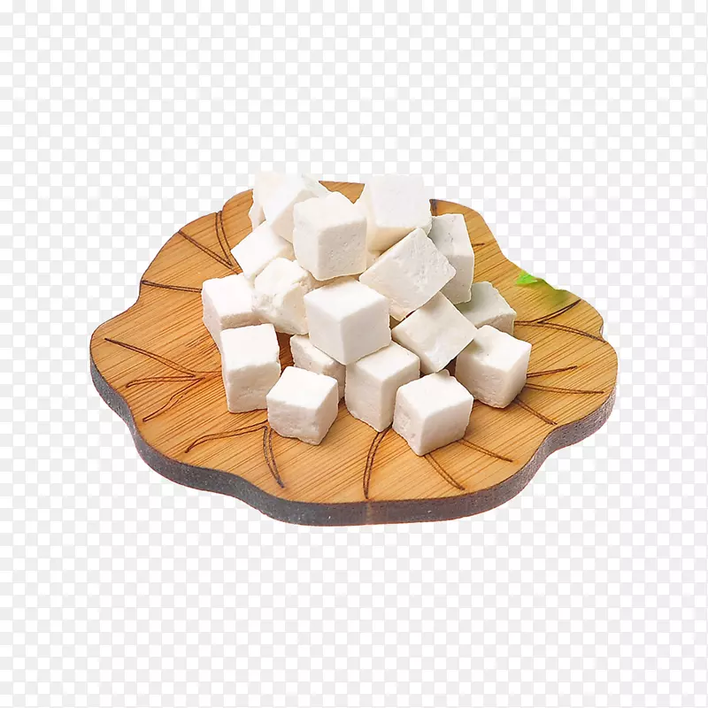 一碟茯苓散装设计素材