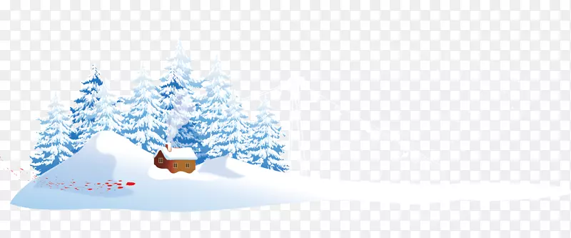 雪地雪天冰雪乐园素材