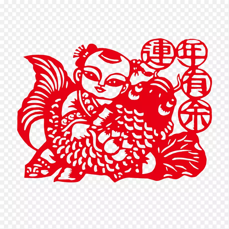 矢量年年有余
