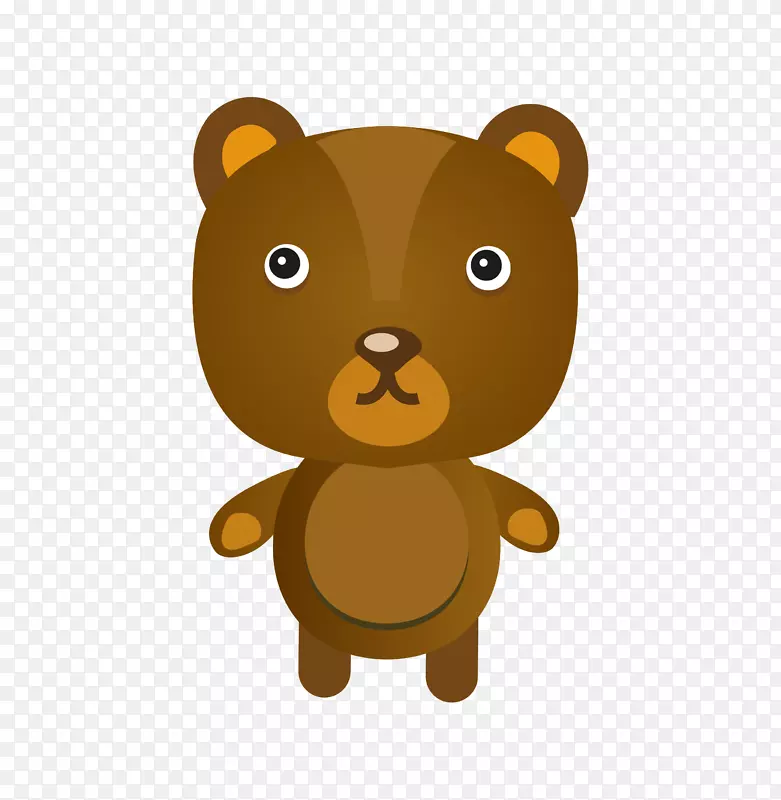 棕色卡通小熊玩具