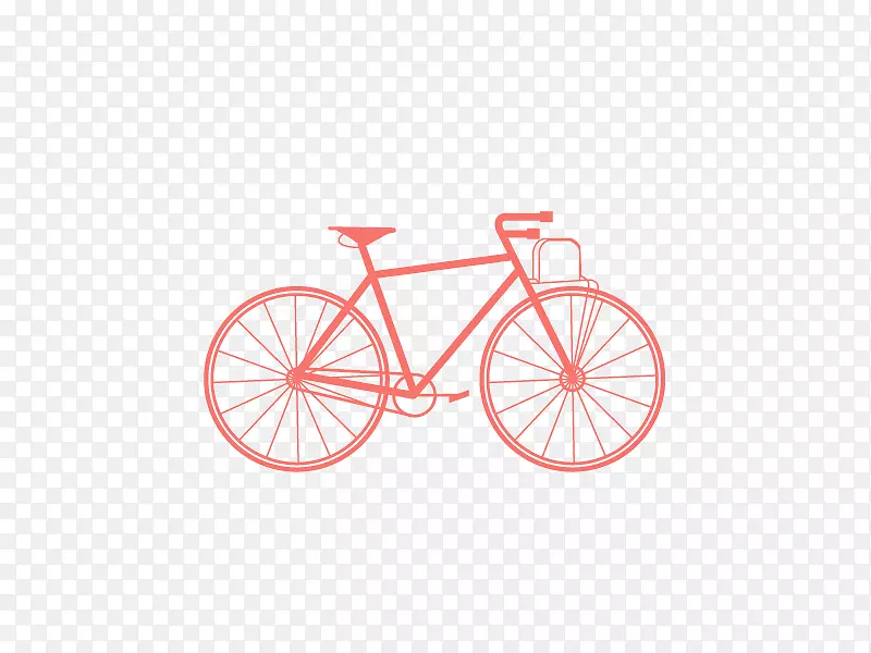 粉粉的自行车