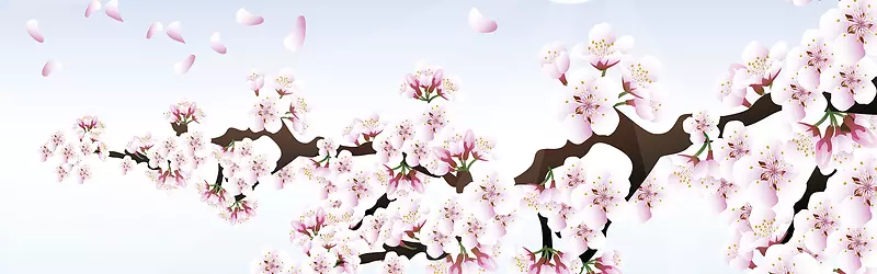春季桃花背景