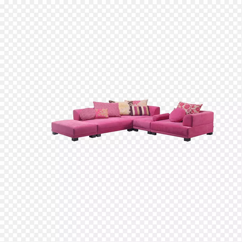 浅紫沙发家具图片