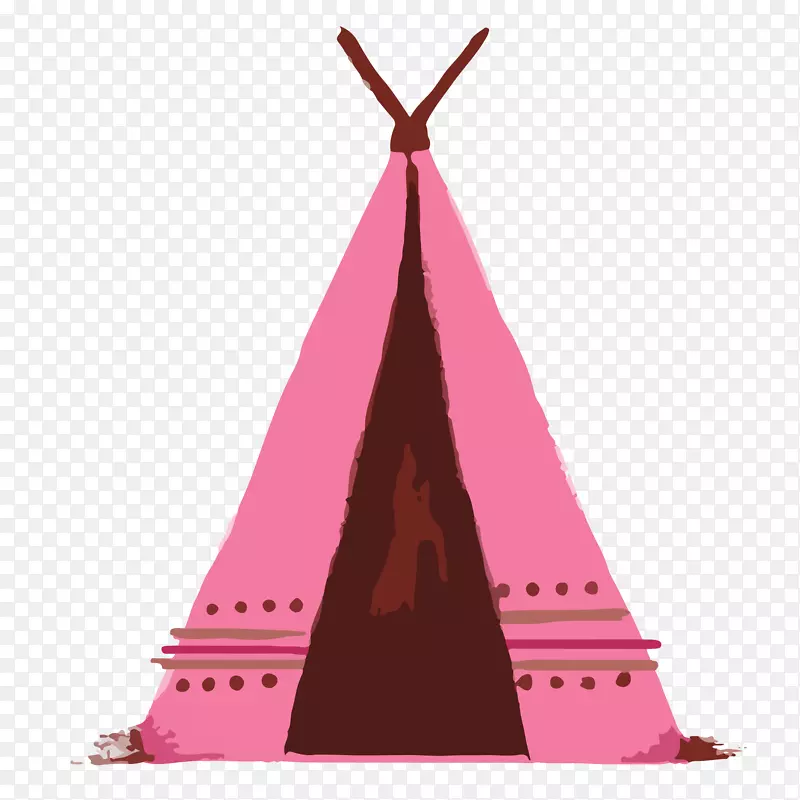 粉色帐篷PNG下载