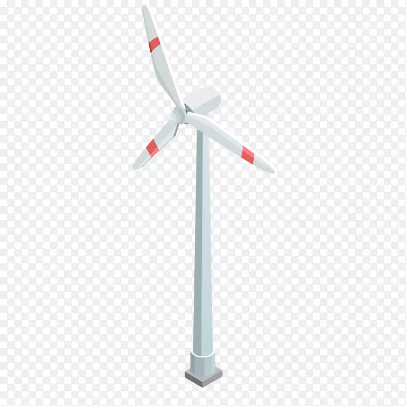 风车风力发电素材图案