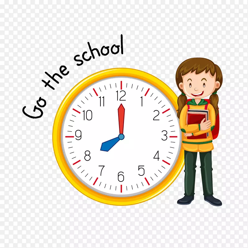 卡通矢量时间表免抠素材PNG图片素材下载_图片编号ybvvbxky-免抠素材网