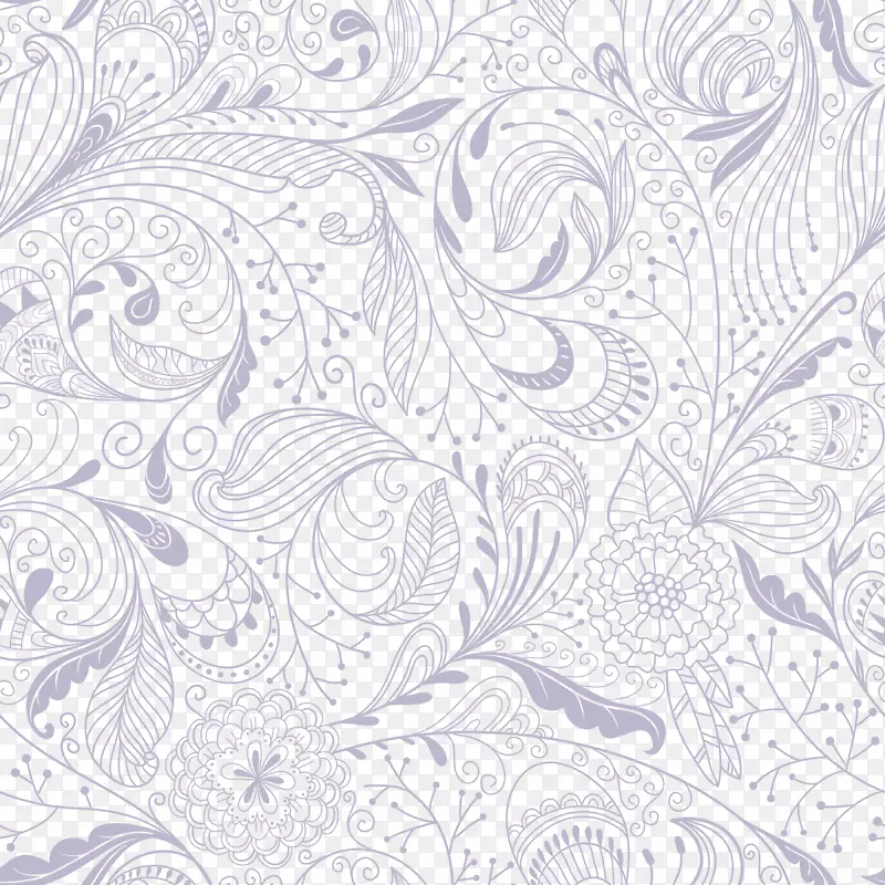 装饰淡紫色花纹底纹