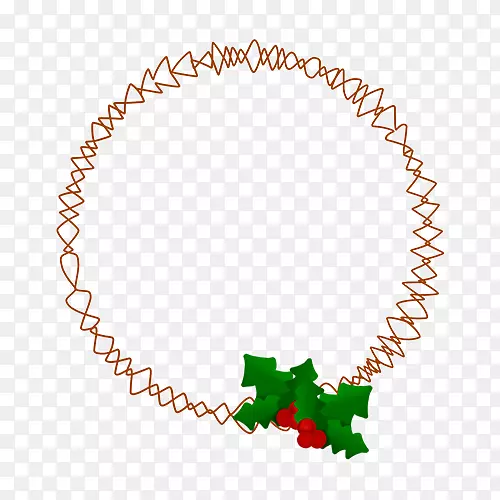 圣诞节边框样式装饰图案