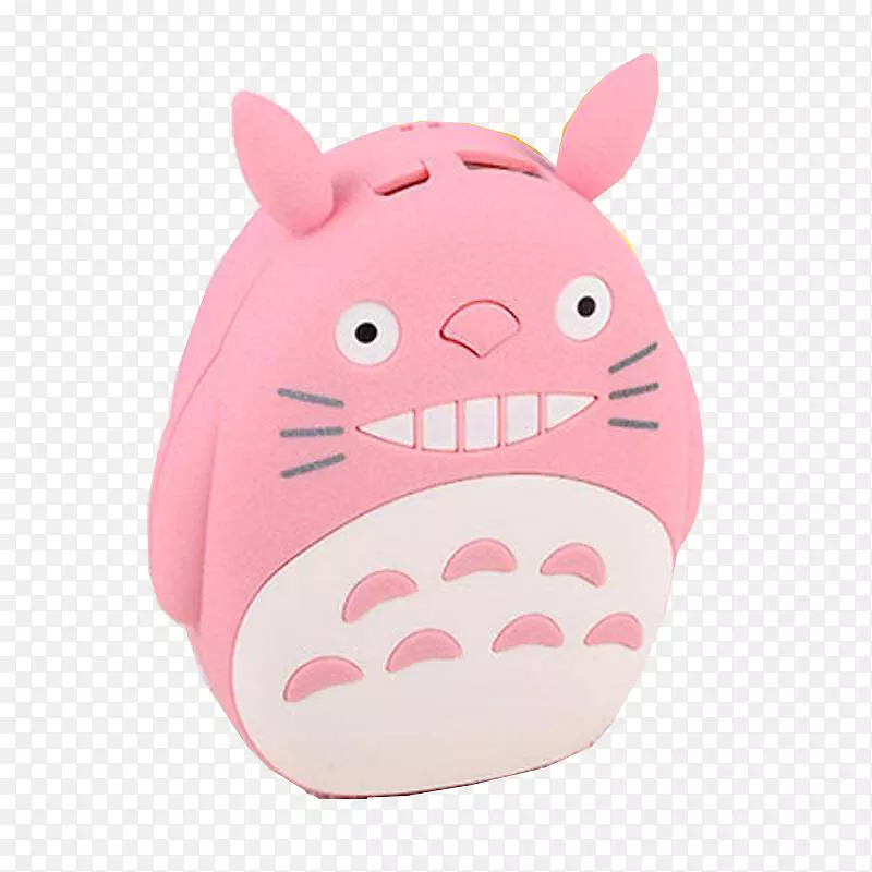粉色龙猫充电宝PNG