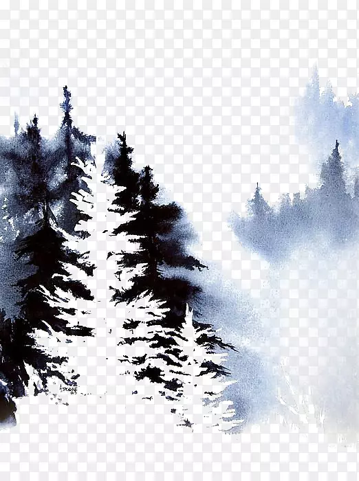 水彩风景