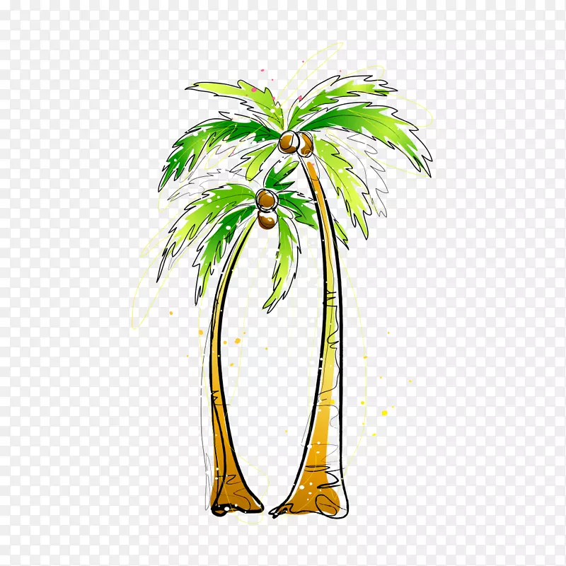椰子树图