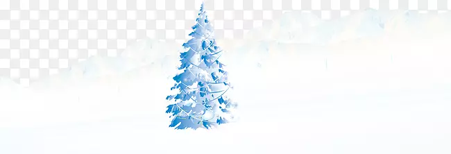 雪地海报装饰