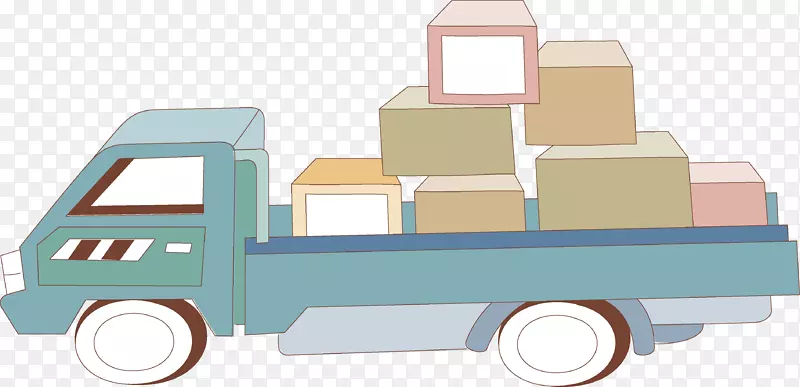 幼儿卡通汽车插画