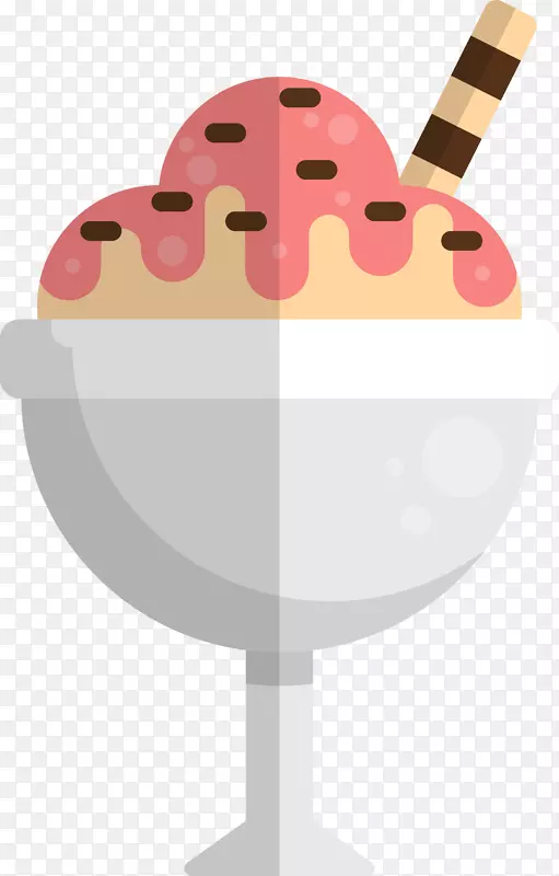 扁平化矢量雪糕冰淇淋图