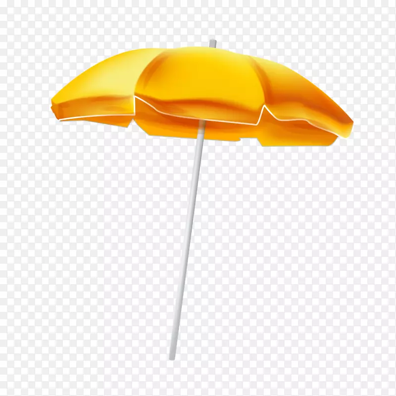 矢量手绘彩色太阳伞