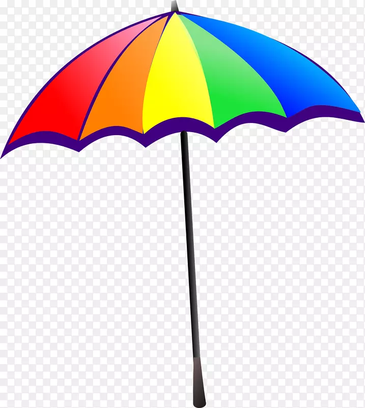 彩色太阳伞