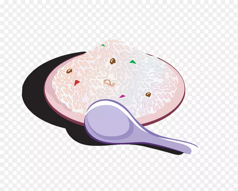 手绘矢量炒饭