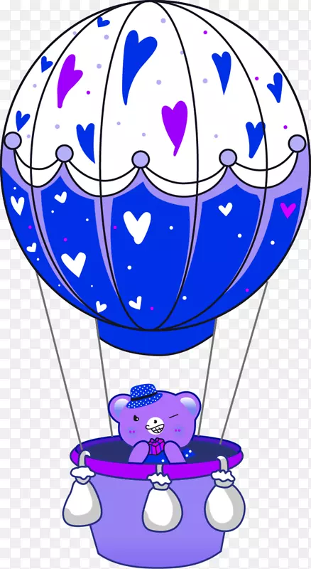 蓝色的氢气球