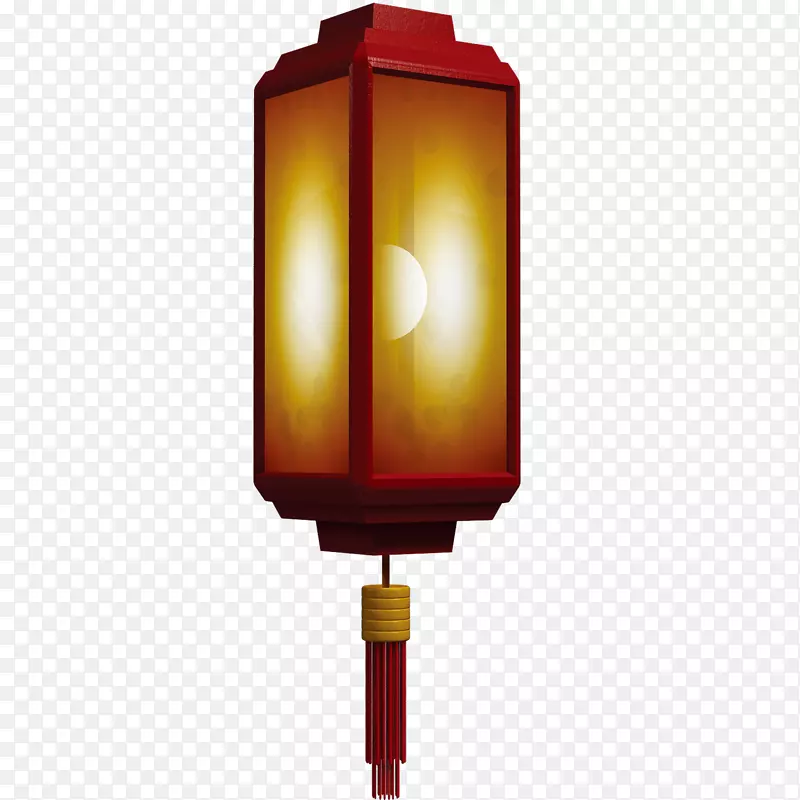 中式方形灯笼