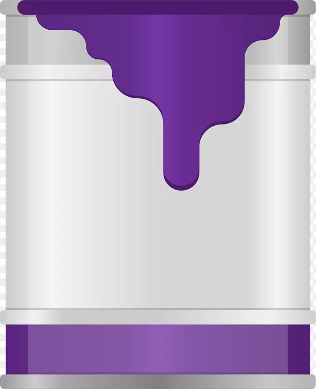 紫色油漆矢量油漆桶