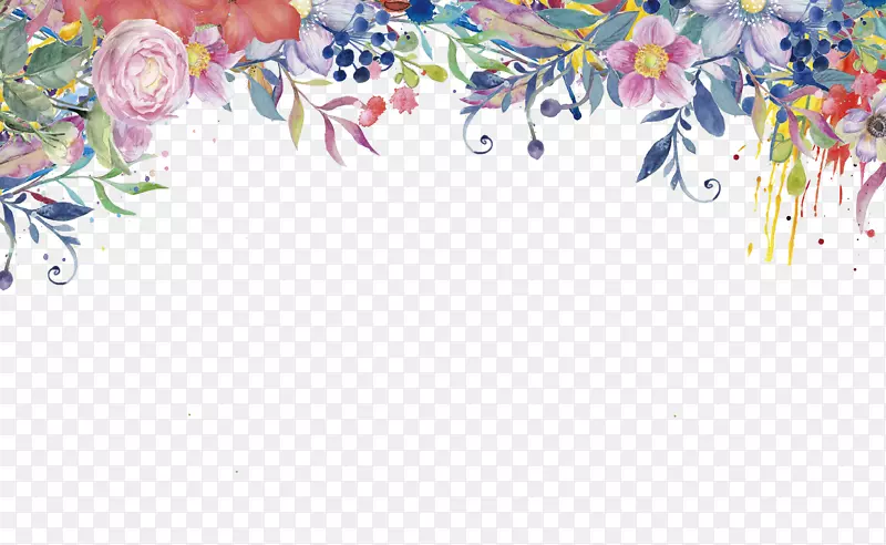 花卉植物底纹