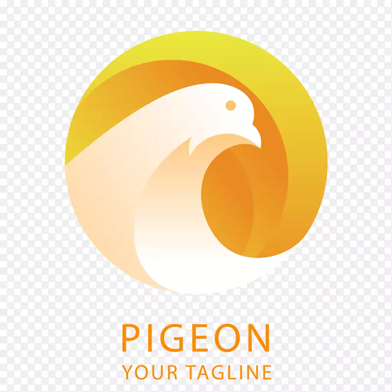 矢量pigeon logo